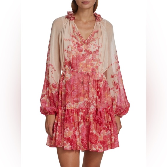 ❌❌ ZIMMERMANN HIGH TIDE LANTERN MINI DRESS - Picture 8 of 11